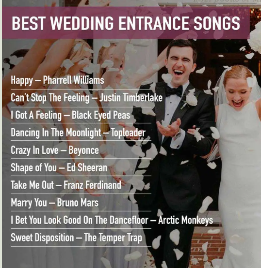 What Is The Best Rap Song For A Wedding Entrance